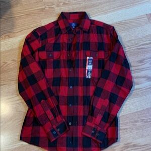 George Red and Black Checkered Shirt